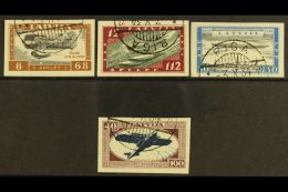 1933 (Sep) Air Wounded Airmen Fund Complete Imperf Set (Michel 228/31 B, SG 24B/46B), Superb Cds Used, Fresh &... - Lettonia