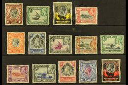 1935-37 KGV Pictorial "Basic" Definitive Set, SG 110/23, Fine Mint (14 Stamps) For More Images, Please Visit... - Vide