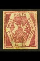 NAPLES 1859 - 61 10g Lilac Carmine Type V POSTAL FORGERY, Sass F7, Very Fine Used. For More Images, Please Visit... - Non Classificati