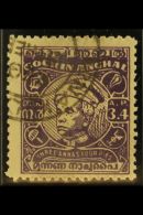 COCHIN 1948-50 3a4p Violet, Die I, SG 116, Very Fine Used. The Key Cochin KGVI Period Stamp! For More Images,... - Altri & Non Classificati