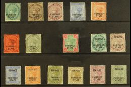 FARIDKOT 1887-1900 Range To 12a, 1r Slate, And 1r Green & Carmine Mint, Plus 1887-98 Officials Range To 4a,... - Altri & Non Classificati