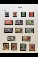 1937-52 KGVI  MINT COLLECTION Presented In Mounts On Pages, Inc 1937-40 Set To 10r, 1940-43 Set, 1946 Victory Set... - Altri & Non Classificati