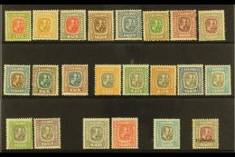 1907-1918 'KINGS TYPES'. NEVER HINGED  MINT Group On A Stock Card, All Different, Inc 1907-08 Most Vals To 5k (1k... - Altri & Non Classificati