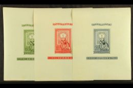 1951 STAMP CENTENARY Set Of IMPERF Miniature Sheets, Mi Bl 20/22B, Fine Never Hinged Mint. (3) For More Images,... - Other & Unclassified