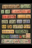 1912-36 USED KGV ACCUMULATION Presented On Stock Pages. We See Shade & Postmark Interest Throughout, The... - Altri & Non Classificati