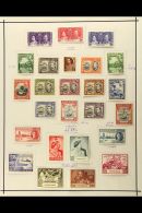 1937-1967 COMPREHENSIVE FINE MINT COLLECTION On Leaves, ALL DIFFERENT, Almost Complete For The Period, Inc 1938-50... - Grenada (...-1974)