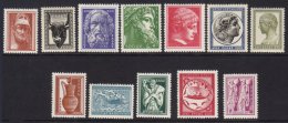 1954 Ancient Art Complete Set, Mi 603/614, Very Fine Never Hinged Mint. (12 Stamps) For More Images, Please Visit... - Altri & Non Classificati