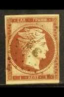 1861 1L Red-brown Large Hermes Paris Print, SG 1a (Hellas 1b, Michel 1b), Fine Used With "32" Pmk, And 3 Small To... - Altri & Non Classificati