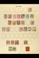 1876-1935 ALL DIFFERENT COLLECTION On Imperial Printed Album Pages, Includes 1884-91 Values To 1s And 2s Used,... - Costa D'Oro (...-1957)