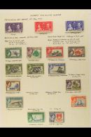 1937-55 VFM KGVI COLLECTION On Album Pages. Includes 1938-55 Pictorial Definitive Set, All Omnibus Issues &... - Isole Gilbert Ed Ellice (...-1979)