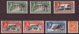 1938-51 Very Fine Mint High Values, With 1s Perf 14, 1s Perf 13, 2s Perf 13, 5s Perf 14, 5s Perf 13½, 10s... - Gibilterra
