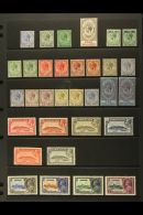 1912-1935 FINE MINT KGV COLLECTION Presented On A Stock Page. Includes 1919 & 1923 1s Plus 4s Black &... - Gibilterra