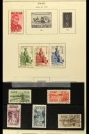 1948-1959 FINE USED COLLECTION Includes 1948 Flood Disaster Relief Fund (Postage & Air) Set C.T.O., 1950 Holy... - Altri & Non Classificati