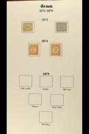 1872-1933 MINT EMPIRE COLLECTION  A Most Useful Collection In An Album, Inc 1872 Range To 18k & Numeral Set,... - Altri & Non Classificati