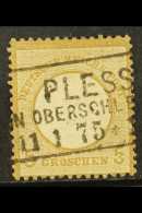 1872 5g Bistre Large Shield With WHITE DOT IN "5" Plate Flaw (position 17), Michel 22 I, Fine Used. For More... - Altri & Non Classificati