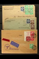 "POL" - POLICE PERFINS ON COVERS RANGE 1930s Collection Of Official Police Printed/cacheted Covers Bearing Various... - Altri & Non Classificati