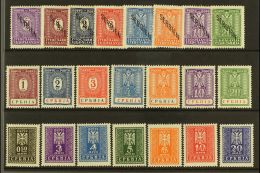 SERBIA POSTAGE DUES 1941-1943 All Three Complete Sets (Michel 1/22, SG GD16/23, GD69/75 & GD 82/88), Never... - Altri & Non Classificati