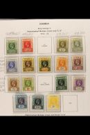 1902-38 A Small But Useful Mint Collection On Pages, Incl. 1912-22 Set To 3s, 1935 Jubilee Set Etc. (37 Stamps)... - Gambia (...-1964)