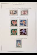 NEW CALEDONIA 1963-1989 NEVER HINGED MINT All Different Collection. A Delightful Complete Run Of Postage Issues... - Altri & Non Classificati