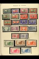 WALLIS & FUTUNA 1920-39 COMPREHENSIVE MINT COLLECTION On Ancient Printed Pages. Inc A Complete Run For Postal... - Altri & Non Classificati