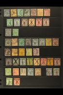 TUNISIA 1888-1920 USED COLLECTION On A Pair Of Stock Pages. Includes 1888-93 Set To 75c Plus Horizontally Lined... - Altri & Non Classificati