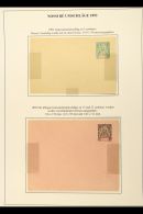 NOSSI-BE 1892-4 MINT POSTAL STATIONERY COLLECTION Includes Mint Envelopes In 5c, 15c &25c Values &... - Altri & Non Classificati