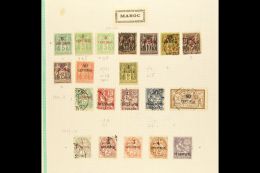MOROCCO 1891-1955 Clean Mint And Used Collection On Album Pages, The Lot Includes 1891-1900 Values To 50c On 50c... - Altri & Non Classificati