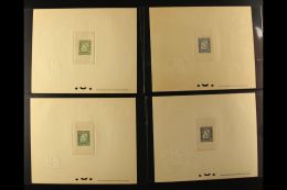 MARTINIQUE POSTAGE DUES 1947 Complete Set Of IMPERF PROOFS (Yvert 27/36, SG D251/60) Printed In Issued Colours On... - Altri & Non Classificati