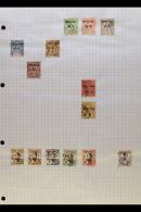 INDO-CHINESE POST OFFICES IN CHINA 1894-1937 All Different FINE USED Collection On Pages. With General Issues... - Altri & Non Classificati