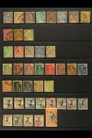 INDO-CHINA 1892-19 USED COLLECTION On Stock Pages. Includes 1892 Values To 1fr, 1900 Set, 1904-06 Most Values To... - Altri & Non Classificati