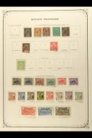 GUYANE 1892-1947 VERY FINE MINT All Different Collection On Yvert Printed Leaves. Note 1892 'Tablet' Values To... - Altri & Non Classificati