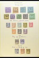 GUADELOUPE POSTAGE DUES 1884-1947 COLLECTION Includes 1884 5c, 10c, 15c & 50c Mint, 15c, 30c, 35c & 50c... - Altri & Non Classificati