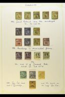 GUADELOUPE 1882-1947 VALUABLE MINT & USED COLLECTION Neatly Presented On Album Pages. Includes 5c, 15c &... - Altri & Non Classificati