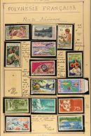 FRENCH POLYNESIA 1958-77 AIR POST COLLECTION. All Different, Mixed Mint & Used Inc Amongst Others, The 1958... - Altri & Non Classificati