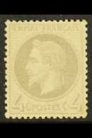 1863-70 4c Grey Perf 14x13½, SG 109 (Yvert 27B), Very Fine Mint Signed Roumet, Brun. Lovely. For More... - Altri & Non Classificati