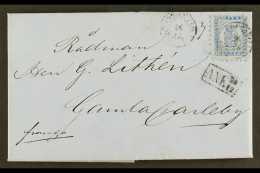 1867 (24 Dec) Entire Letter Addressed To Gamla Karleby, Bearing 1866 20p Bright Blue Roul Type Ii (Michel 8 Bx, SG... - Altri & Non Classificati