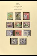 1937-1970 COMPLETE VERY FINE MINT & NHM COLLECTION In Hingeless Mounts On Leaves, All Different, From 1959... - Fiji (...-1970)