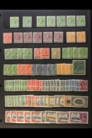 KING GEORGE V MINT ASSEMBLY 1912-35 Range With Shades And Some Duplication, Includes 1912-20 Range To 6d X2,... - Falkland