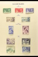 FALKLANDS AND DEPS - KGVI COMPLETE 1937-1952 Fresh Mint Or Fine Used (mostly Mint) COMPLETE BASIC RUN. With... - Falkland