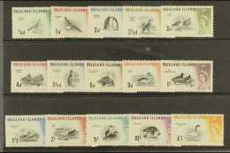 1960-66 BIRDS Definitive Set, SG 193/207, Superb Never Hinged Mint (15 Stamps) For More Images, Please Visit... - Falkland Islands