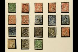1891 - 1902 GOOD USED SELECTION Range Of Values To 1s With Shades And Some Interest In Cork And Cds Cancels Incl... - Falkland Islands