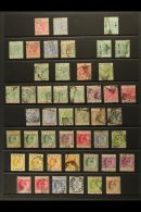 1881-1910 FINE USED COLLECTION On A Stock Page. Includes A Useful Range With Some Shade Interest With 1881 1pi... - Altri & Non Classificati