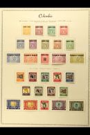 1932-47 FINE MINT AIR POST STAMPS COLLECTION A Lovely All Different Collection On Specialist Printed Album Pages,... - Colombia
