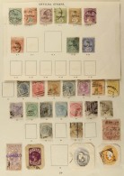 19TH CENTURY USED COLLECTION Presented On Dedicate Album Pages. We See An All Different Collection Of Good To Fine... - Ceylon (...-1947)