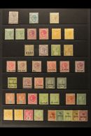 1864-1949 MINT/UNUSED COLLECTION On Stock Pages. An Attractive Range That Includes 1864 ½d Dull Mauve, 1866... - Ceylon (...-1947)