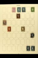 1857-1900 USED QV COLLECTION A Small, All Different Collection On Printed Pages Inc Early Imperfs To 1s And Perfs... - Ceylon (...-1947)