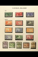1937-52 KGVI MINT COLLECTION In Mounts On Album Pages. A Complete "basic" Collection  Of Sets, SG 112/147. Lovely... - Caimán (Islas)