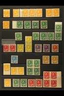 1922-31 INTERESTING MINT COLLECTION An Attractive Semi-specialized Collection That Includes Shades, Papers, Plate... - Altri & Non Classificati