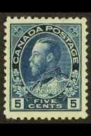 1911-22 5c Indigo Admiral, SG 206, Fine Mint. For More Images, Please Visit... - Altri & Non Classificati