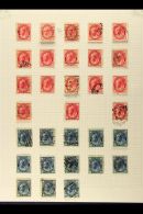 1897-1899 'MAPLE LEAF' ISSUES. USED COLLECTION With Shades & Minor Varieties On Leaves, Inc 1897-98 All Values... - Altri & Non Classificati